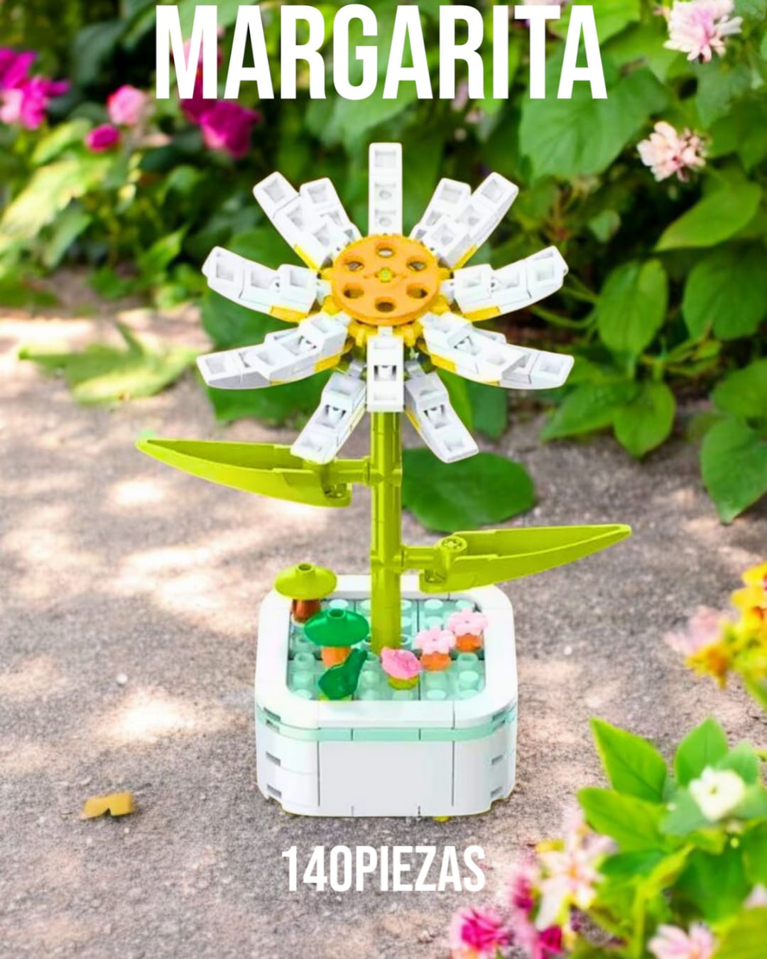 Flor Margarita-Armable en bloque