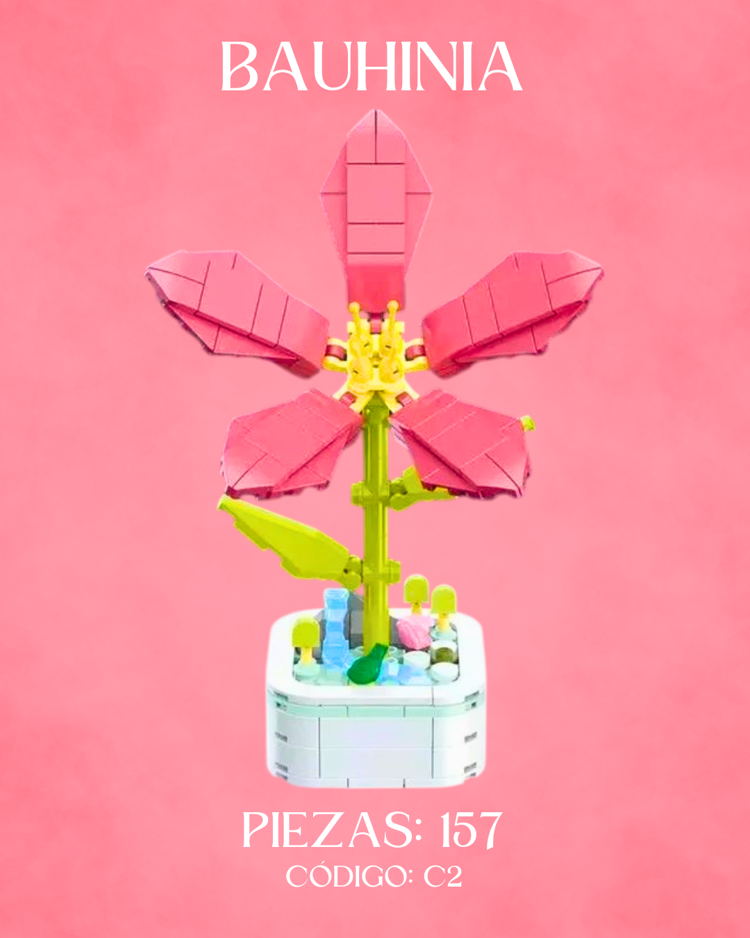 Flor Bahuina: Armable en Bloques