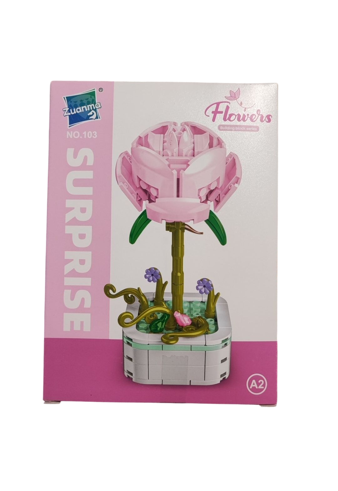 Flor Rosasea -Armable en bloque