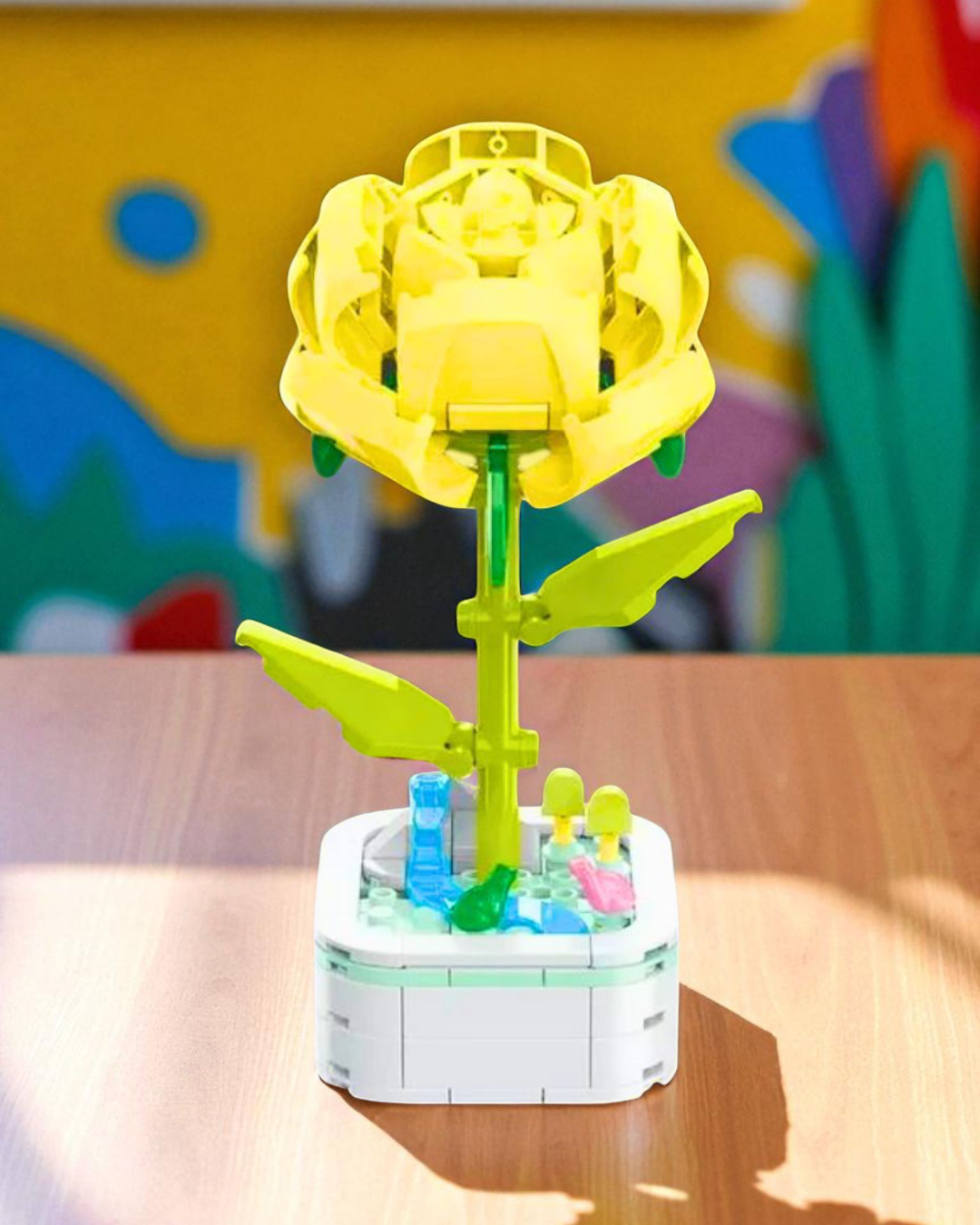 Flor de Brezo amarillo- Armable en Bloque